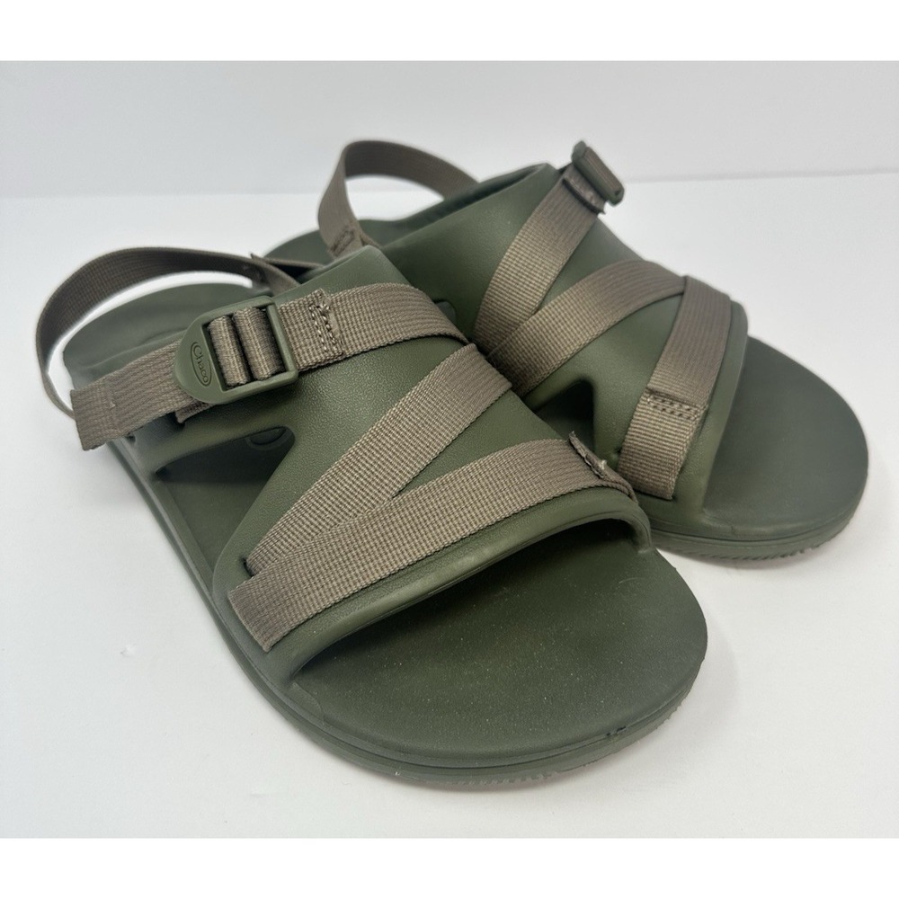 Chaco Chillos Sport Sandals Mens size 10 Moss Green Casual Hiking Beach